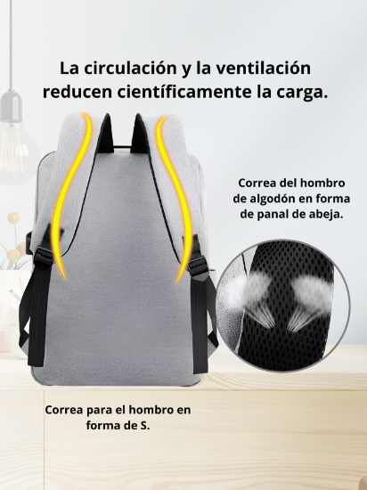 Imagen de Mochila Portátil con Bolsa de Ordenador.