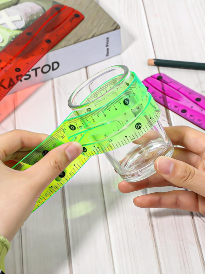 Imagen de 4 Reglas Flexibles 30cm Escolares