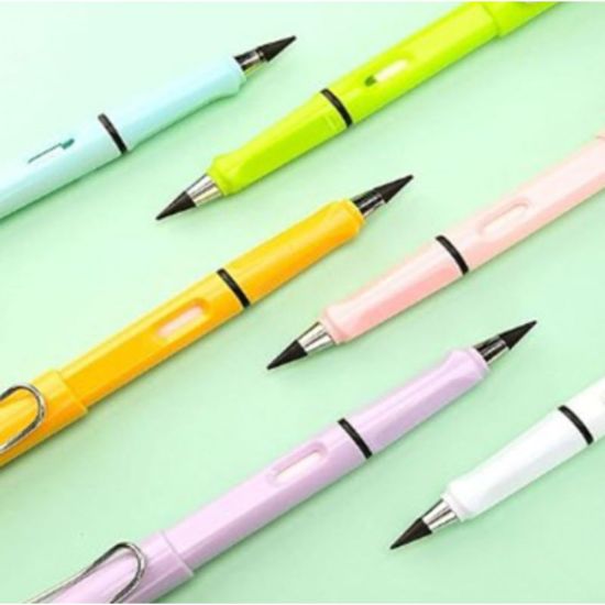 Imagen de 4 Lápices Infinito en Colores Pastel Surtidos