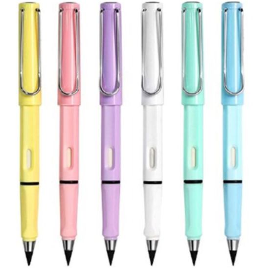 Imagen de 4 Lápices Infinito en Colores Pastel Surtidos