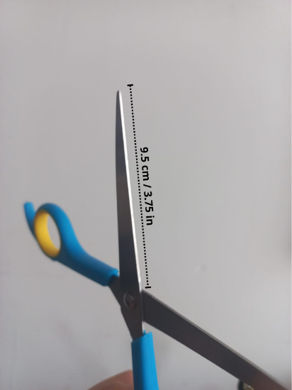 Imagen de 2 Tijeras Grandes Punta Recta 18.5cm