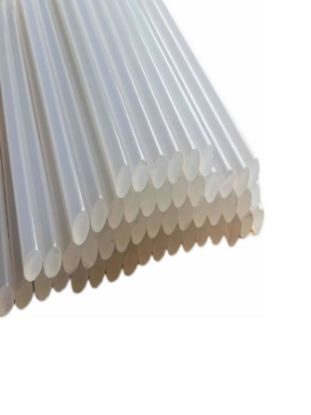 Imagen de 1 Kg de Barras de Silicona PVC Transparente para Manualidades Trabajo Escolar