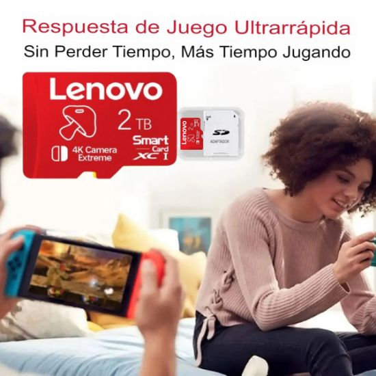 Imagen de Lenovo tarjeta memoria Original Nintendo Switch Micro TF SD alta velocidad 2TB Ps4 Ps5 gamer juego