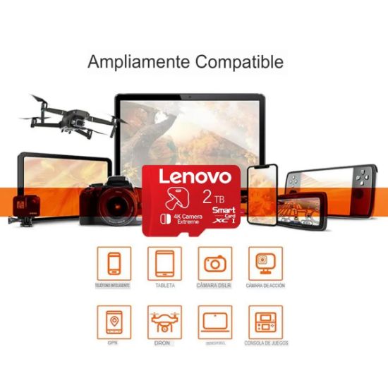 Imagen de Lenovo tarjeta memoria Original Nintendo Switch Micro TF SD alta velocidad 2TB Ps4 Ps5 gamer juego