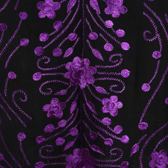 Imagen de Rebozo de floreado morado PRESIDENCIA