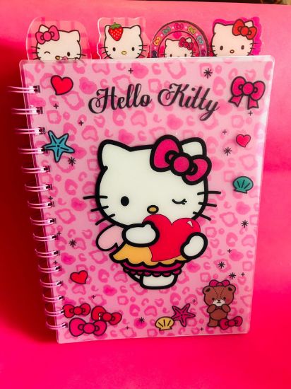 Imagen de LIBRETA KITTY SEPARADOR DE PLASTICO
