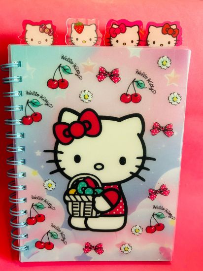 Imagen de LIBRETA KITTY SEPARADOR DE PLASTICO 2