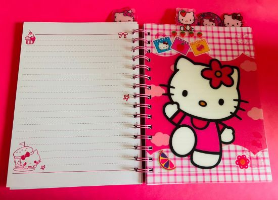 Imagen de LIBRETA KITTY SEPARADOR DE PLASTICO 2