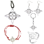 Imagen de Juego Nudo de Bruja  Z Curado Uso Rudo (Aretes, Dije+ Anillo M2+ Llavero+ Pulsera Roja AA) LOPI/$