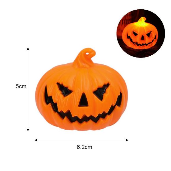 Imagen de 12 Luz de vela LED parpadeante de Halloween, decoración de ambiente para fiesta de Halloween