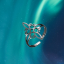 Imagen de 1 Anillo Nudo de Bruja M2 C.Negro- ACERO Símbolo de Protección Anillo Curado e Intensionado LOPI/$