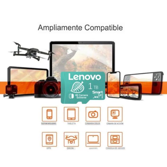 Imagen de Lenovo tarjeta memoria Original Nintendo Switch Micro TF SD alta velocidad 1TB usb Ps5 gamer juego