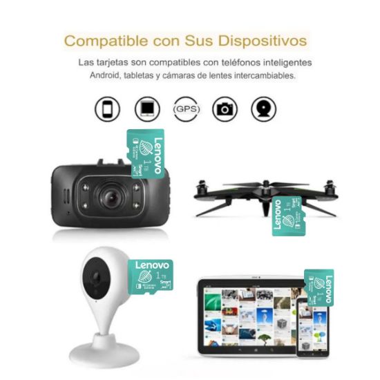 Imagen de Lenovo tarjeta memoria Original Nintendo Switch Micro TF SD alta velocidad 1TB usb Ps5 gamer juego