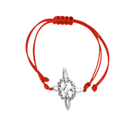 Imagen de Nudo de Bruja Z Curado Uso Rudo en Pulsera Roja AA AJUSTABLE Dije Curado e Intensionado IDTECCUPF&=