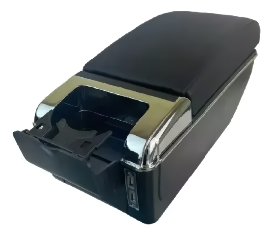 Imagen de Descansabrazos consola central, Con Usb, color negro, para Nissan March 2010-2023