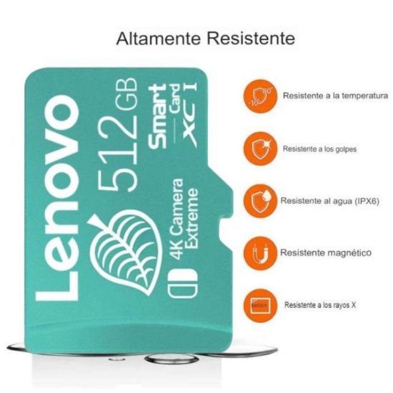 Imagen de Lenovo tarjeta memoria Micro TF SD alta velocidad 512GB usb Ps5 gamer