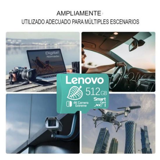 Imagen de Lenovo tarjeta memoria Micro TF SD alta velocidad 512GB usb Ps5 gamer