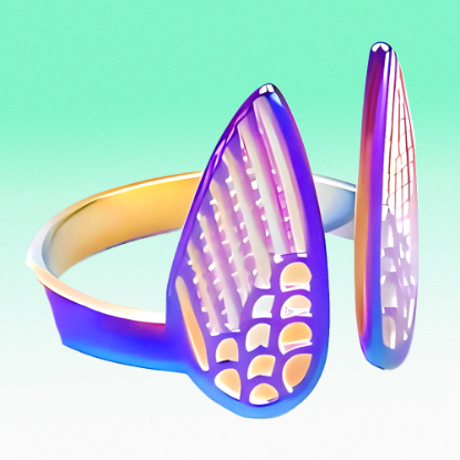 Imagen de  1 Anillo ALAS DE ANGEL o ALAS DIVINAS VERTICALES C.Tornasol PODEROSO SIMBOLO DE PROTECCION Acero Inoxidable Curado  Ajustable Acero Color Plata Alta  Durabilidad LOPI/$