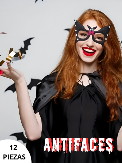 Imagen de 12 Antifaces para fiesta Halloween