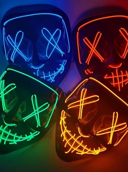 Imagen de Máscaras con Luces LED para fiestas