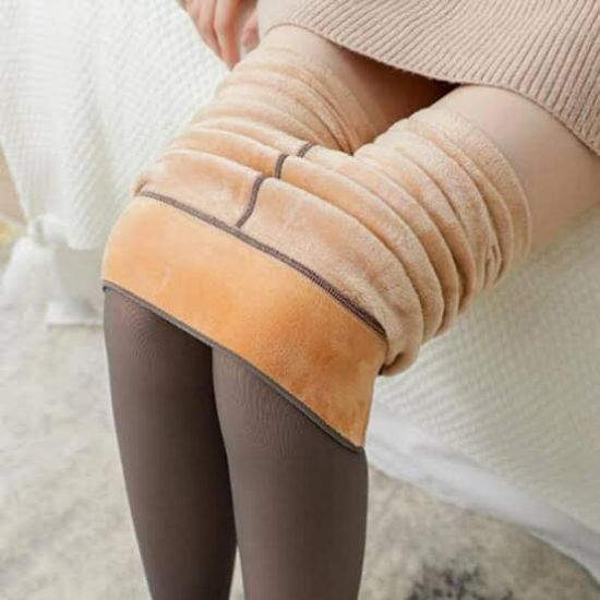 Imagen de Medias Termicas Mujer Leggins Afelpados 6pcs