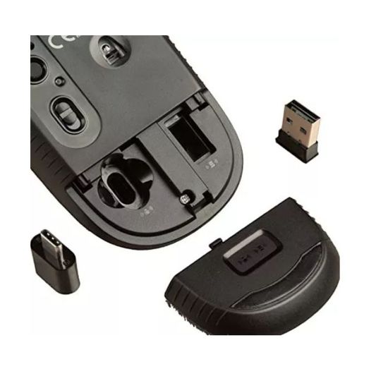 Imagen de Mouse Inalámbrico De Conexión Múltiple Usb-c Usb-a Verbatim XWHALM13