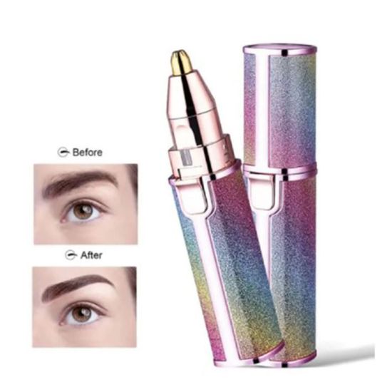 Imagen de Depiladora Facial Eléctrica Y Recortador De Cejas Recargable Flawlbss Arcoiris