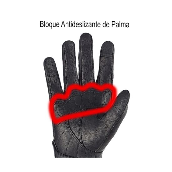 Imagen de Guante carreras cuero rosa impermeable cabra transpirable moto ciclismo protección deportiva mujer