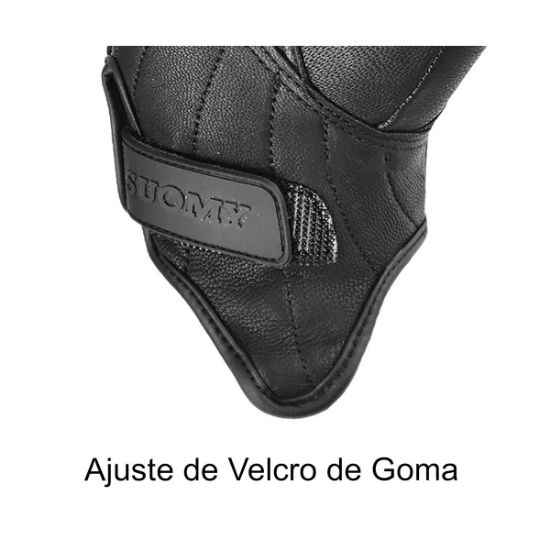 Imagen de Guante carreras cuero rosa impermeable cabra transpirable moto ciclismo protección deportiva mujer