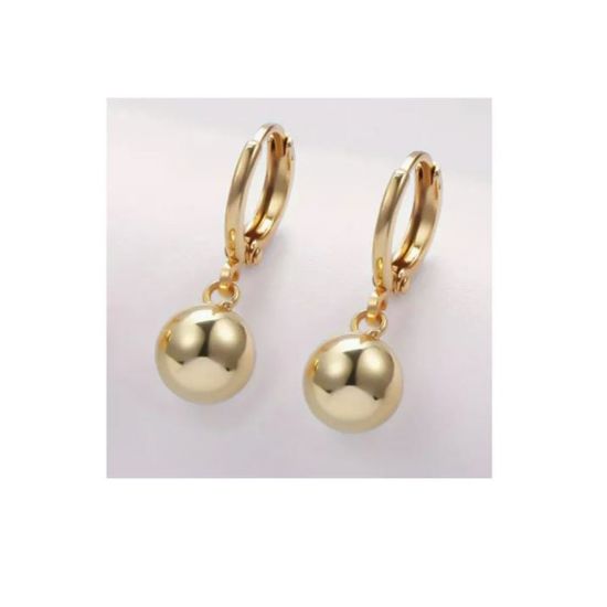 Imagen de Aretes Doradas Bolas