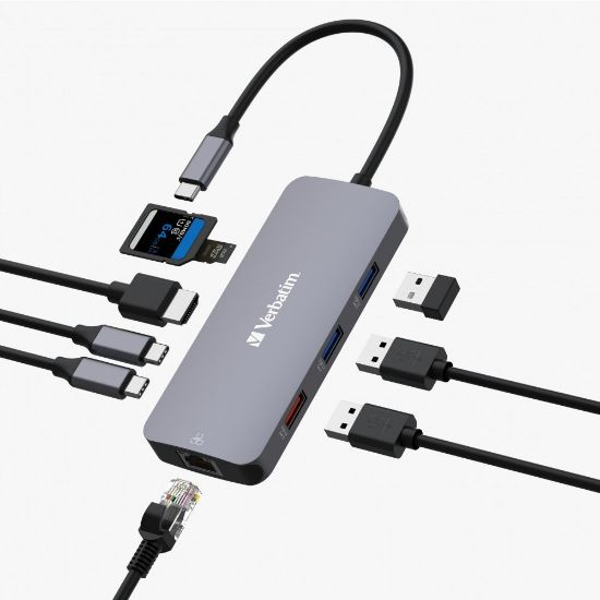 Imagen de Hub Multipuerto USB-C Pro 9 Puertos