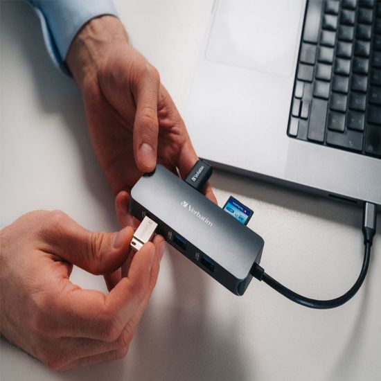 Imagen de Hub Multipuerto USB-C Pro 9 Puertos