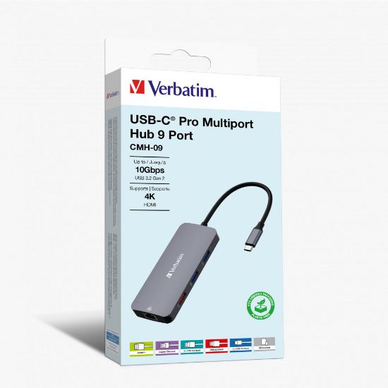 Imagen de Hub Multipuerto USB-C Pro 9 Puertos
