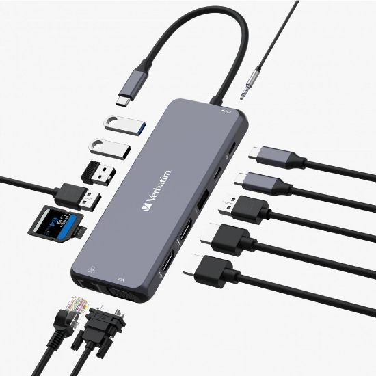 Imagen de Hub Multipuerto USB-C Pro 14 Puertos