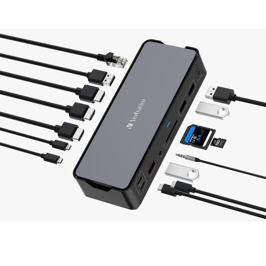 Imagen de Hub Multipuerto USB-C Pro 15 Puertos