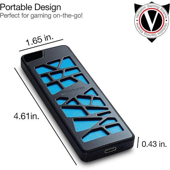 Imagen de Unidad de Estado Solido Externa Gaming Verbatim VGX1000 256GB Gaming