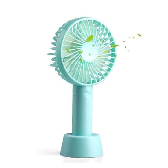 Imagen de Mini ventilador portatil recargable con base removible