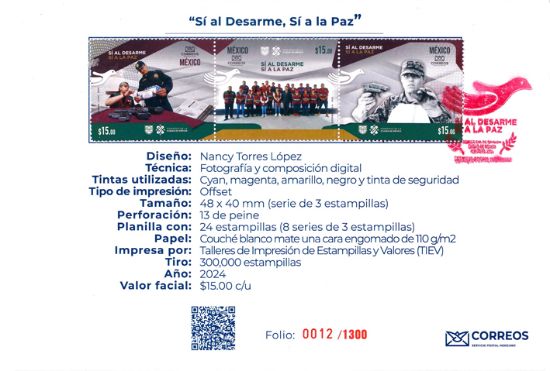 Imagen de Sí al desarme, sí a la paz