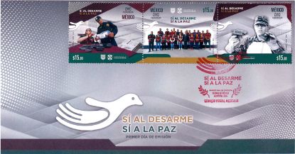 Imagen de Timbre postal: Sí al desarme, sí a la paz