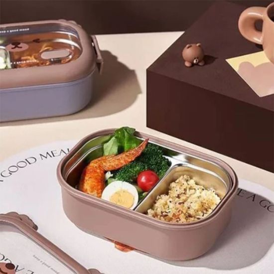 Imagen de Tupper Térmico Café Diseño Osito