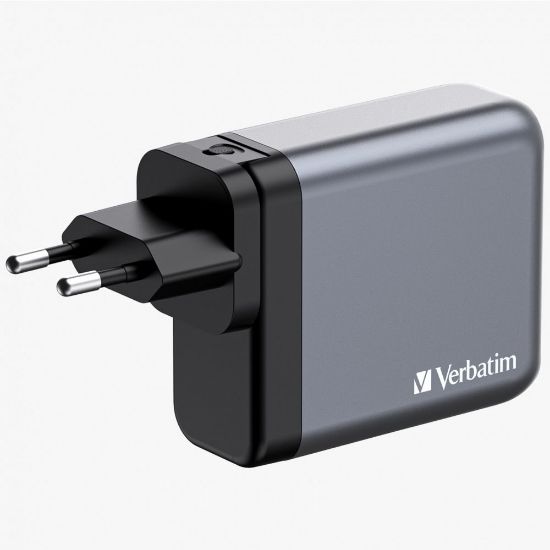 Imagen de Cargador de Pared Verbatim GaN 140 W 4 puertos 32203