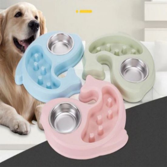 Imagen de Plato Para Mascotas En Forma de Pez Color Verde