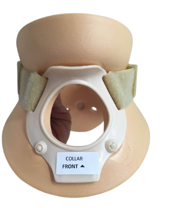Imagen de collarin cervical rigido