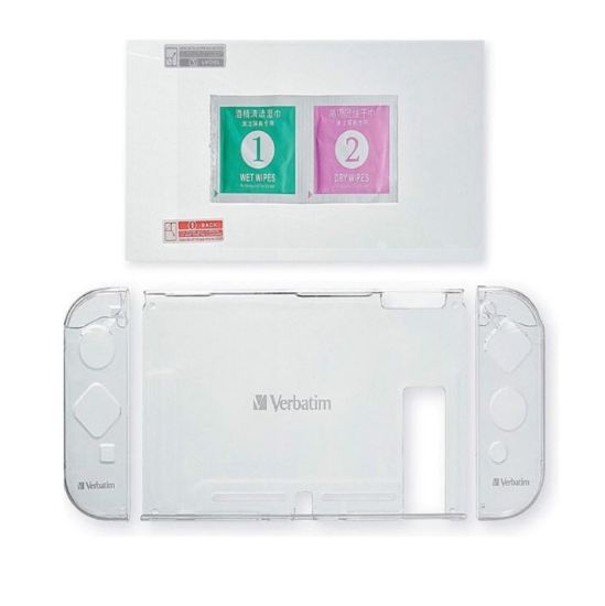 Imagen de Funda cristal con film protector de pantalla para usar con Nintendo Switch Verbatim 70220