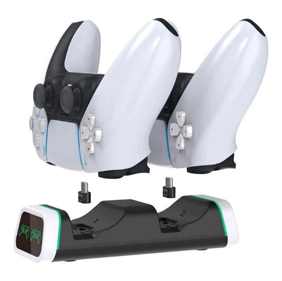 Imagen de Base Premium De Carga Controles Ps5 Dualsense Verbatim