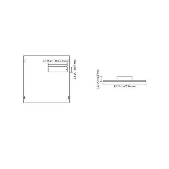 Imagen de Paneles Planos LED 600mm x 600mm Con Iluminación En Los Cantos 4000K, 40W