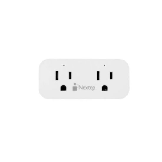 Imagen de Tomacorriente Nextep Smart Doble Control Wi-Fi DM