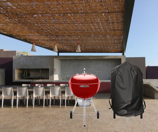 Imagen de Funda Protectora para Asador Tipo Weber Kettle 22 pulgadas, RMS Innova, línea Luxury