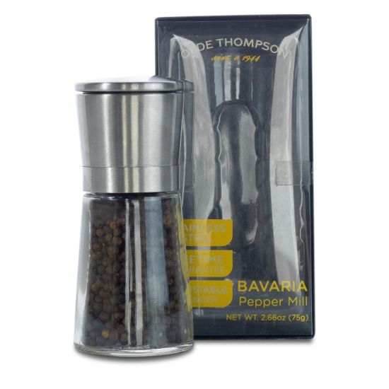Imagen de Molino de Pimienta en vidrio modelo Bavaria 