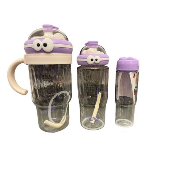 Imagen de Trio De Vaso De Ojitos de colores Lila